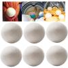 Handmade Dryer Balls - Reusable Natural Fabric Softener - Set of 6 Reusable Fabric Softener Ball | Reduces in Clothes and Saves Dryness view 3