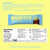 Misfits Vegan Protein Bar - Sweet & Salty Caramel Popcorn | 16 grams Protein | 1 gram Sugar | Plant-Based, Low Carb, High Fibre | No Palm Oil | Non-GMO | Pack of 15 view 2