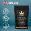 Creatine Monohydrate 1000mg 60 Vegan Capsules Muscle Growth, Strength, Endurance, Workout Recovery Vegan Supplement view 3