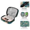 A Picture Full of Monet Flowers Bags with Detachable Compartments Portable 7 Day Pill Organizer for Purse view 4
