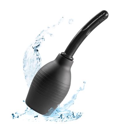 YHTCC 310ml Black Douche Soft Silicone Enema