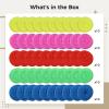 50 Pcs Kitchen Dish Scrubbers, Multicolor Pp Plastic Mesh Scrubbing Balls, Non-Scratch Cleaning Set for Pots, Pans & Utensils view 4
