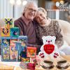 JOLAFUNBS Coffee Gifts Hamper 9pk Instant Coffee Sachets Individually Wrapped 20g Each, Teddy Bear & Soap Rose Gifts for Men & Women Mens (I Love You Teddy & Coffee) view 4