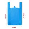 200 BLUE (10X15X18 Inch) Bags, Trash Bag with Handles, T-Shirt Plastic Bags for Retail, Groceries, Merchandise, Convenience Store, Supermarket, Restaurant Picnic, Kitchen, Daily Use, (200) view 2