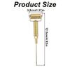 1Pcs Facial Massage Roller, Acupuncture Detector Facial Ear Acupoints Spring Needle Massage Roller for Daily Facial Care (Silver) view 2