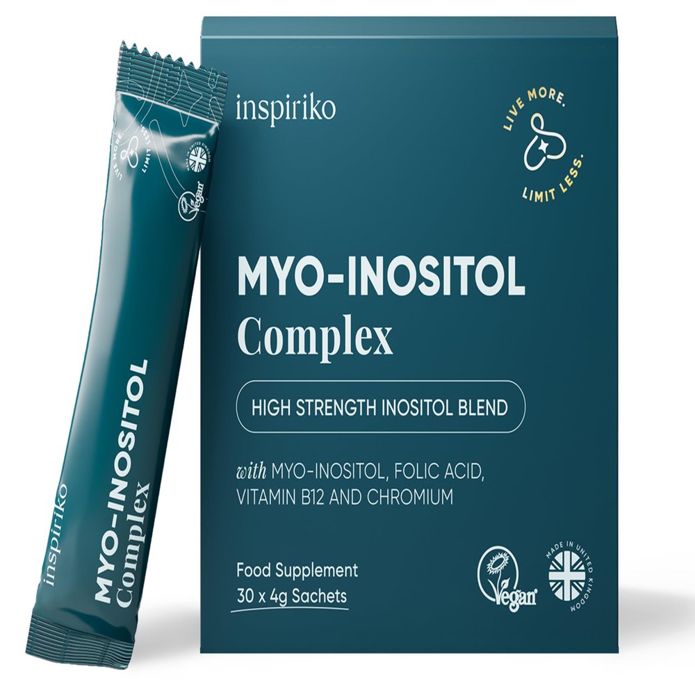 Inspiriko Myo-Inositol Powder Sachets, 5-in-1 PCOS, 4000mg, 30 Servings