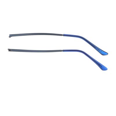 1 Pair Metal Eyeglasses Temple Arm Eyeglasses Replacement Metal Leg Eyewear Accessories Spectacle Frame Repair Tool(Blue)