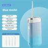 ZBDZSW Blue Portable Electric Water Flosser, Rechargeable Oral Care Handheld Dental Irrigator 3-Speed Adjustment USB Charging view 2