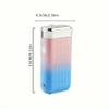 ZBDZSW Blue Portable Electric Water Flosser, Rechargeable Oral Care Handheld Dental Irrigator 3-Speed Adjustment USB Charging view 3