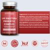 ZeroHarm Prebiotic & Live Bacteria Complex 30 Billion CFU with 10 Strains Gut, Digestion & Microbiome Support Liposomal Absorption Powered by Real Food Ingredients 60 Vegan Capsules view 4