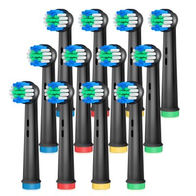 AnjoCare Replacement Brush Heads for Oral B,12Pack Electric Toothbrush Replacement Heads,Rechargeable Toothbrush Heads Compatible with Oral B Pro1000/3000/5000/7000