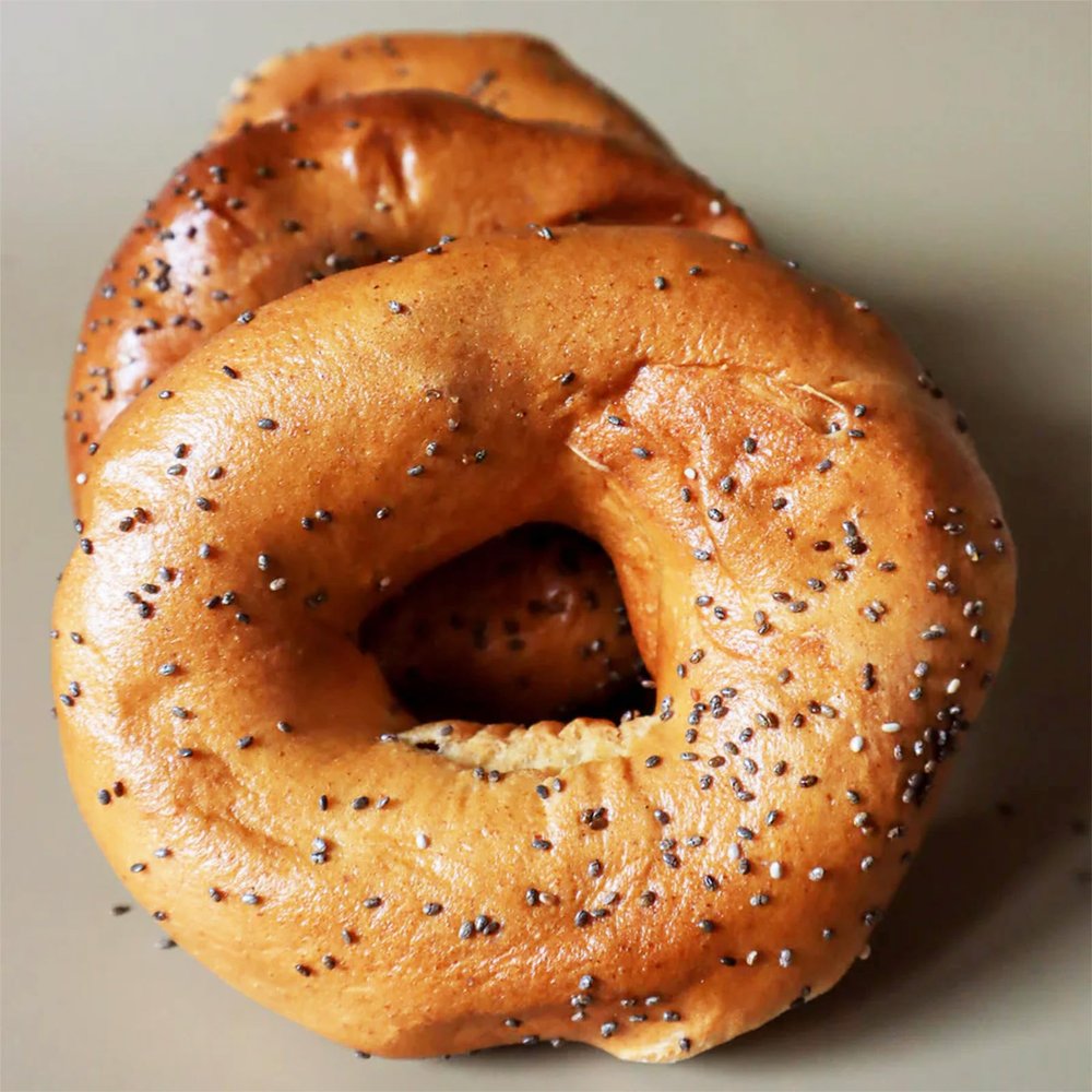 3x Fresh Gluten-Free Sourdough Boss Bagel Pack (4 Bagels) Vegan, Glazed with Golden Syrup & Chia Seeds | Artisanal Gluten-Free Bread, Allergen-Free & Plant-Based | Delivered Fresh to Your Door