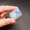 100g Aura Opalite Crystal Electroplated Glitter Raw Stone Unique Home Decoration Mineral Specimen view 2