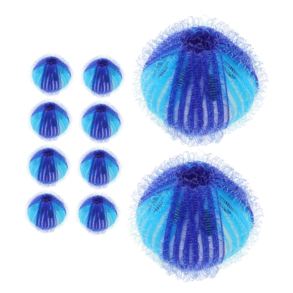 DOITOOL 10pcs Reusable Laundry Balls Washing Machine Balls Lint Remover Hair Catcher Clothes Cleaning Supply for Pet Hair Removal