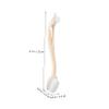 POPETPOP 2 Pcs Compact and Portable Shoes Scrubbing Brush with Dual-brush Head Design, Beige Pp Material Cleaning Brush for Kitchen Sink and Home Use view 2