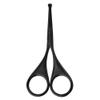 Stainless Steel Nose Hair Scissors 9.8cm - Professional Small Trimming Tool for Men, Eyebrows, Ear and Facial Hair with Safety Rounded Tips view 1