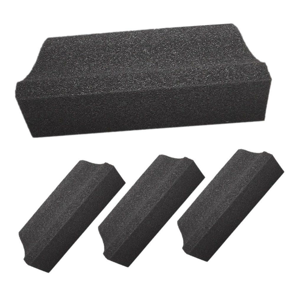 EPIGEIST 4pcs Beard Trimming Sponge Brush Hair Styling Grooming Tool for Men Beard Maintenance Sink Countertops Cleaning Hair Trimming Sponges