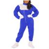 KYXSPINWARDPV Womens PVC One-piece Wraped Jumpsuit Wet Look Glossy Leather Long Sleeve Rompers Body Suit Party Cosplay Costume Customization ,Blue,6XL view 1