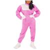 KYXSPINWARDPV Womens PVC One-piece Wraped Jumpsuit Wet Look Glossy Leather Long Sleeve Rompers Body Suit Party Cosplay Costume Customization ,Blue,6XL view 2