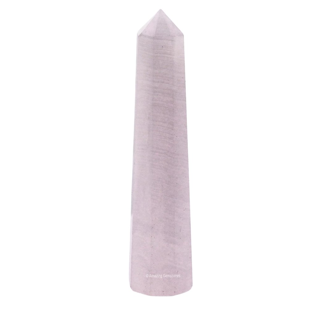Amazing Gemstone Pink Calcite Crystal Towers ~ Natural Healing Point Obelisk for Reiki and Grid (2 to 3 INCH)