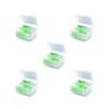 5 Set 40 Pieces Interdental Brush Supple Floss Head Push-Pull Plastic Teeth Brushes I Shaped Oral Hygiene Tool Travel Green 0.8mm view 1
