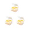 3 Set 40 Pieces Interdental Brush Supple Push-Pull Plastic Teeth Brushes Handheld Oral Hygiene Tool Household Travel Yellow 0.4mm view 1