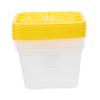 JEWEDECO 4pcs Reusable Wardrobe Moisture Absorber Holder with Large Capacity Plastic Storage Case for Cabinet Use, Compact Design for Home Indoor Moisture Control view 1