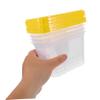 JEWEDECO 4pcs Reusable Wardrobe Moisture Absorber Holder with Large Capacity Plastic Storage Case for Cabinet Use, Compact Design for Home Indoor Moisture Control view 3