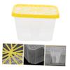JEWEDECO 4pcs Reusable Wardrobe Moisture Absorber Holder with Large Capacity Plastic Storage Case for Cabinet Use, Compact Design for Home Indoor Moisture Control view 4