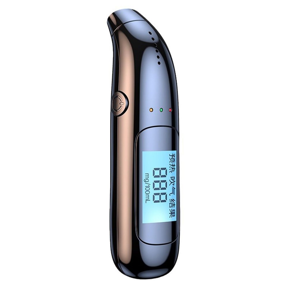 Easy-to Handheld Drunk Driving Tester With LCD Screen Even Overnight Wine Can Be Tested Compact And Simple Easy To Carry C06