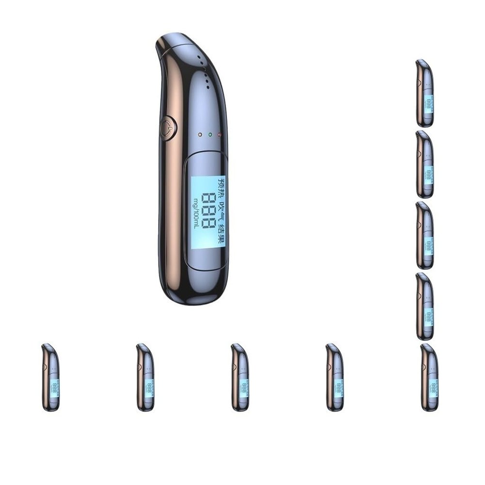 10 set Easy-to Handheld Drunk Driving Tester With LCD Screen Even Overnight Wine Can Be Tested Compact And Simple Easy To Carry C06