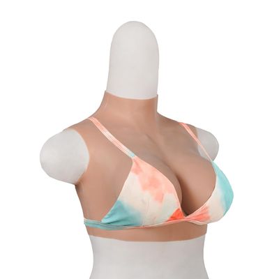 WXLPCGO Silicone Breast Forms Silicone Fake Boobs B-G Cup Silicone Breastplate Fake Boobs for Crossdressers Breastplate Drag Queen(Size:C Cup,Color:Color 1)