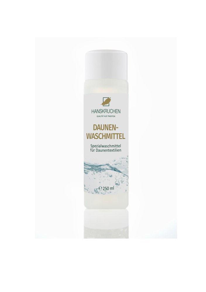 HANSKRUCHEN Down Detergent 250 ml Liquid - Gentle Care for Jackets, Bedding & More - Made in Germany Mild Detergent