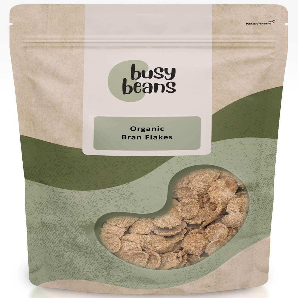 Organic Bran Flakes (3kg) | High-Fiber Cereal | Healthy Breakfast | Vegan
