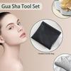 2Pcs gua sha facial tools stainless steel guasha set for face metal boby lymphatic drainage massage detailer gasha neck Gift for Women view 2