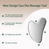 2Pcs gua sha facial tools stainless steel guasha set for face metal boby lymphatic drainage massage detailer gasha neck Gift for Women view 4