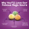 Barnetts - Mega Sour Candy Fruits 104g - Trendy Sweet Bags - Traditionally Handmade Sweets - Sour Coating Lasts 20 Seconds - Candies for Party Bag, Gift Hamper, or Hamper Box view 3
