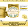 Personalised Eid Mubarak Ramadan Mubarak chocolate Coins Luxury Gold foiled discs gifting Eid gold - Ramadan Mubarak Teal - 30 Set view 3