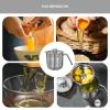 Egg Yolk Separator Handle Lid Large-Capacity Stainless Steel view 4