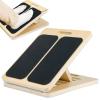 Ankle Stretch Board | Foldable Foot Tilt Plate | Portable Wooden Slant Board for Calf Stretching for Knees Ankle Heel Feet Leg view 1