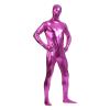 Cexiakong Men's Latex Jumpsuit in Latex with Zip, Lingerie Men's Jumpsuit Party Clubwear Latex Similar Men's Catsuit Patent Leather Overall Overalls, Red 12, S view 2