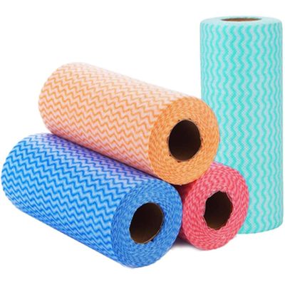 4 Rolls Disposable Cleaning Cloths, 40 Sheets/Roll, Absorbent, Hygienic for Kitchen, Sink, Tableware