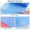 4 Rolls Disposable Cleaning Cloths, 40 Sheets/Roll, Absorbent, Hygienic for Kitchen, Sink, Tableware view 2