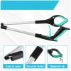 Reach and Grab Tool 2pcs Hand Tools Foldable Multifunctional Litter Reachers Pickers Gripper Extender Pick Up Tools Collapsible Garbage Grabber Portable for Seniors, Elderly(Orange) view 3