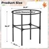 Tuohours Round Garden Trash Bag Holder, L view 2