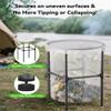 Tuohours Round Garden Trash Bag Holder, L view 4
