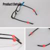 100 Pairs Silicone Eyeglass Ear Hooks - 2-Hole Adjustable Anti-Slip Ear Pads for Men & Women - Universal Fit for Glasses & Sunglasses - 12 Colors Variety Pack (100 Pair (Random Mix Color)) view 4