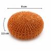 Scourer Copper Plated Scourer Scourer Scouring Spiral Cleaning Sponge (Pack of 2) view 3