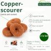 Scourer Copper Plated Scourer Scourer Scouring Spiral Cleaning Sponge (Pack of 2) view 4