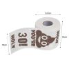 30th Birthday Gifts for Men Women Funny Toilet Roll, Gag Gift Happy Prank Toilet Paper, Novelty Toilet Paper Roll for Friend, Bathroom Birthday Party Decor, 3 Layers view 2